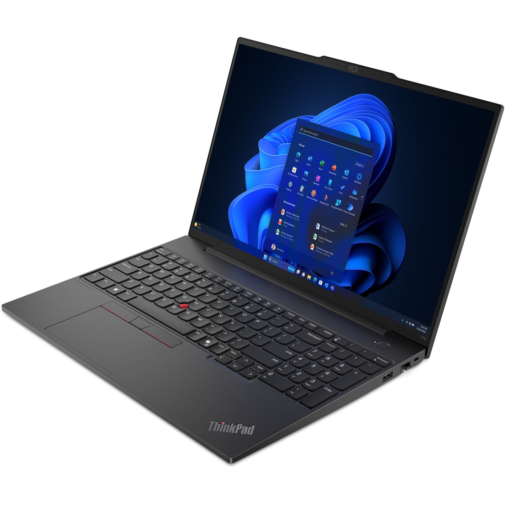 Lenovo ThinkPad E16 G2 RYZ5 7535HS/8GB/256SSD/R660M/W11Pro black