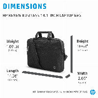 HP HP Renew Business Bag Black bis 35,8cm 14.1" Notebooktasche – Ansicht 4