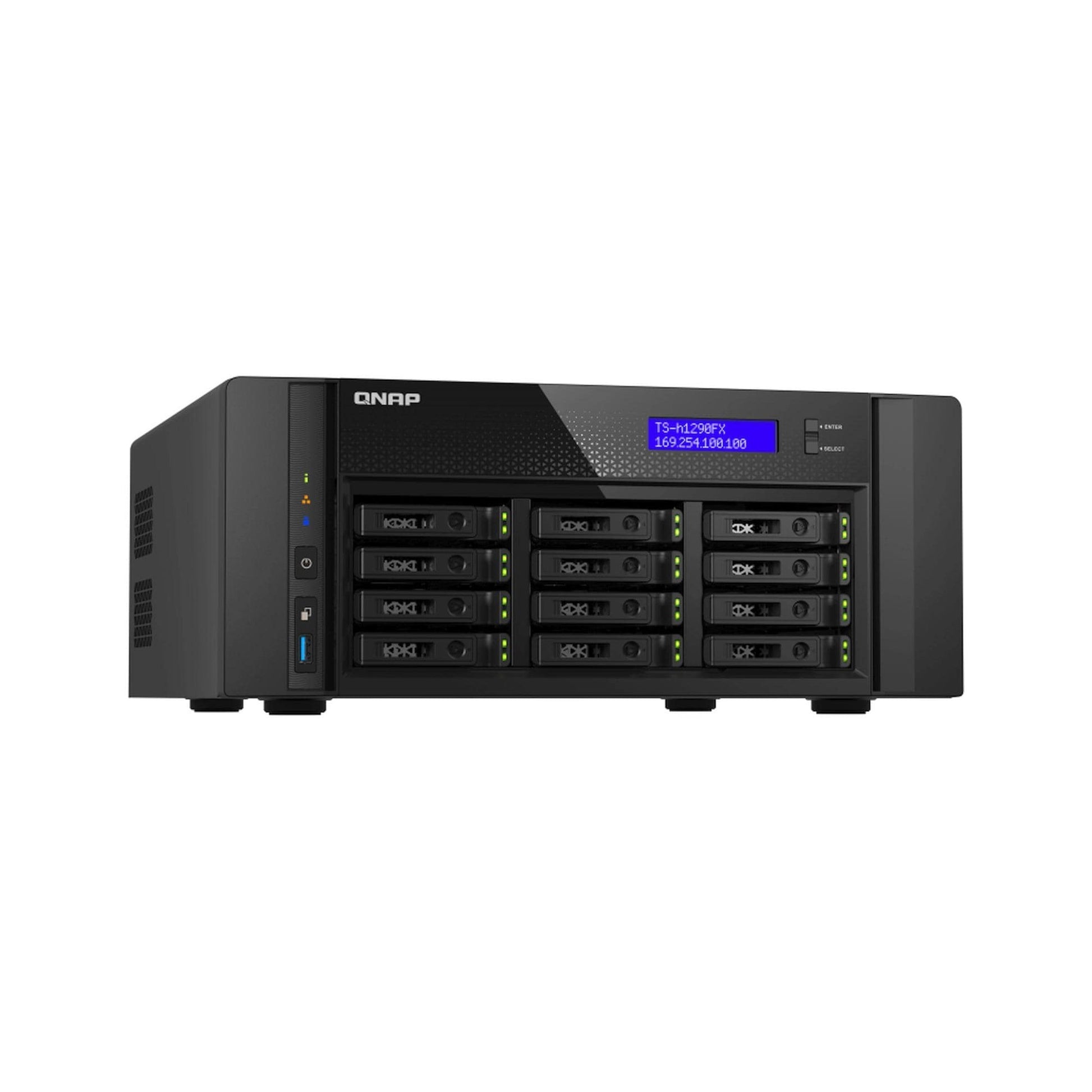 QNAP NAS TS-h1290FX-7232P-64G, 12-bay