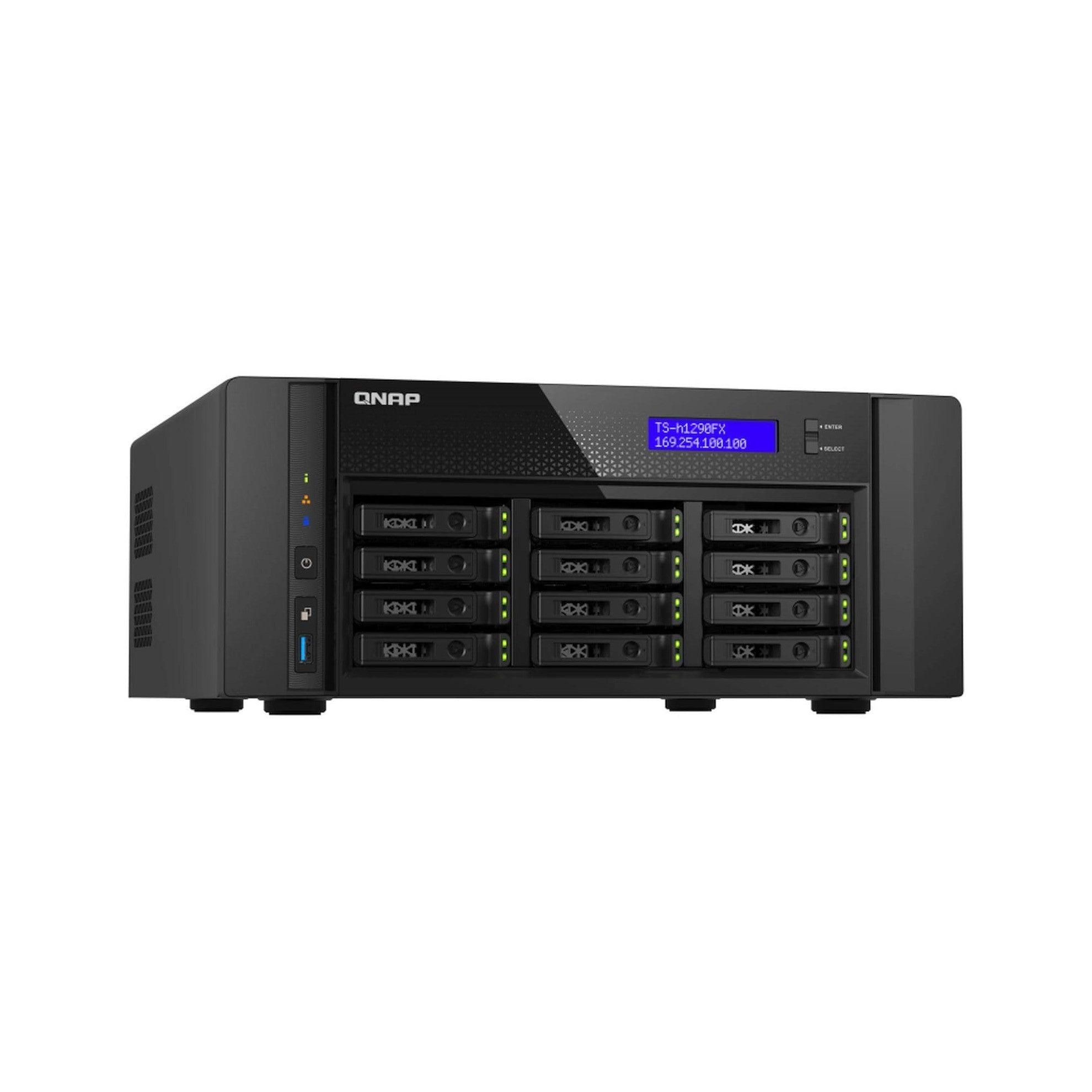 QNAP NAS TS-h1290FX-7232P-64G, 12-bay