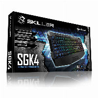 SHARKOON Skiller SGK4 Gaming Keyboard QWERTZ wired rubberdome black – Ansicht 4