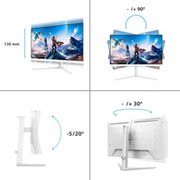 Philips 27IN 16:9 FAST IPS 165HZ/330HZ DUAL MODE 5120X2880 165HZ 2560X1 Computerbildschirm 68,6 cm (27") 5120 x 2880 Pixel Weiß