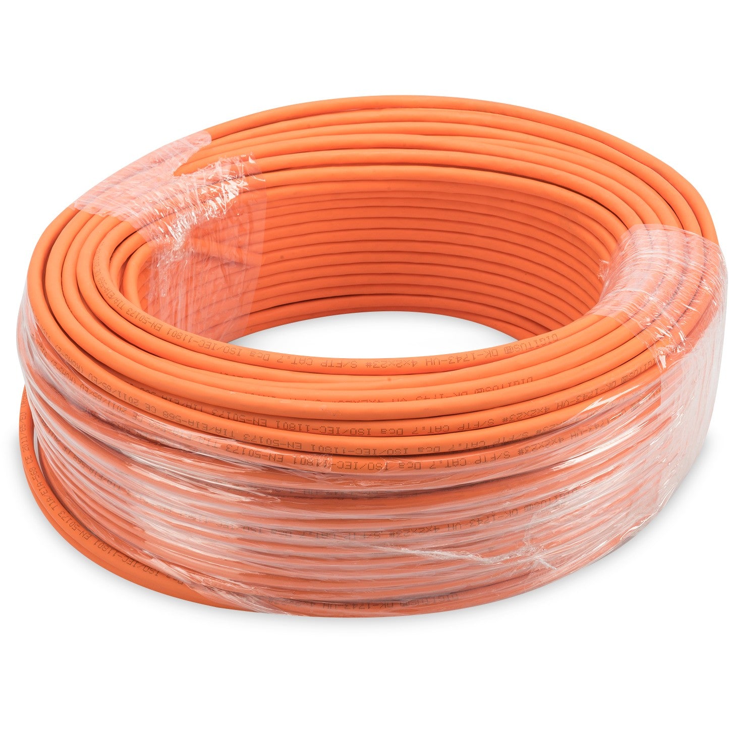 DIGITUS CAT.7 S/FTP Verlegekabel. 100m. simplex.100m.orange