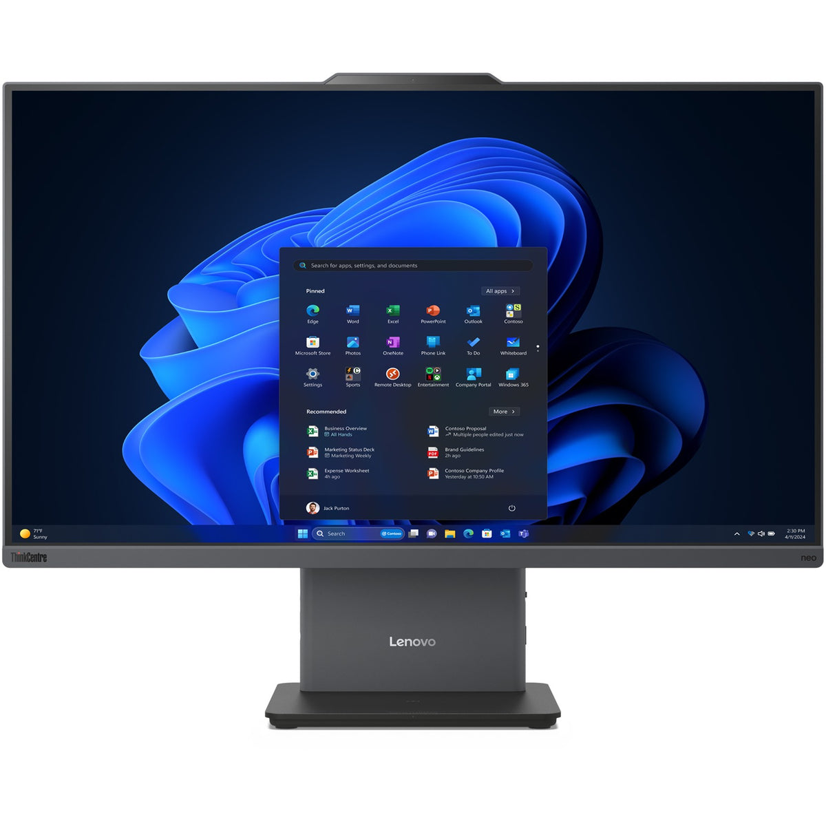 AIO Lenovo ThinkCentre neo 50a G5 27 i7 13620H/16 Go/512SSD/W11Pro