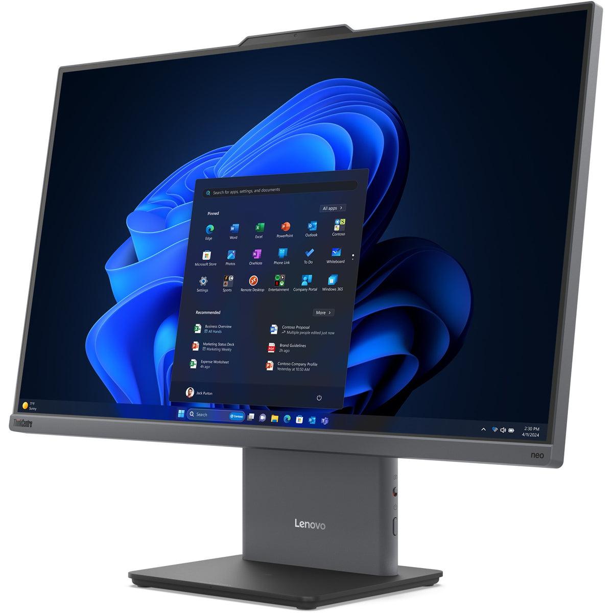 AIO Lenovo ThinkCentre neo 50a G5 27 i7 13620H/16 Go/512SSD/W11Pro