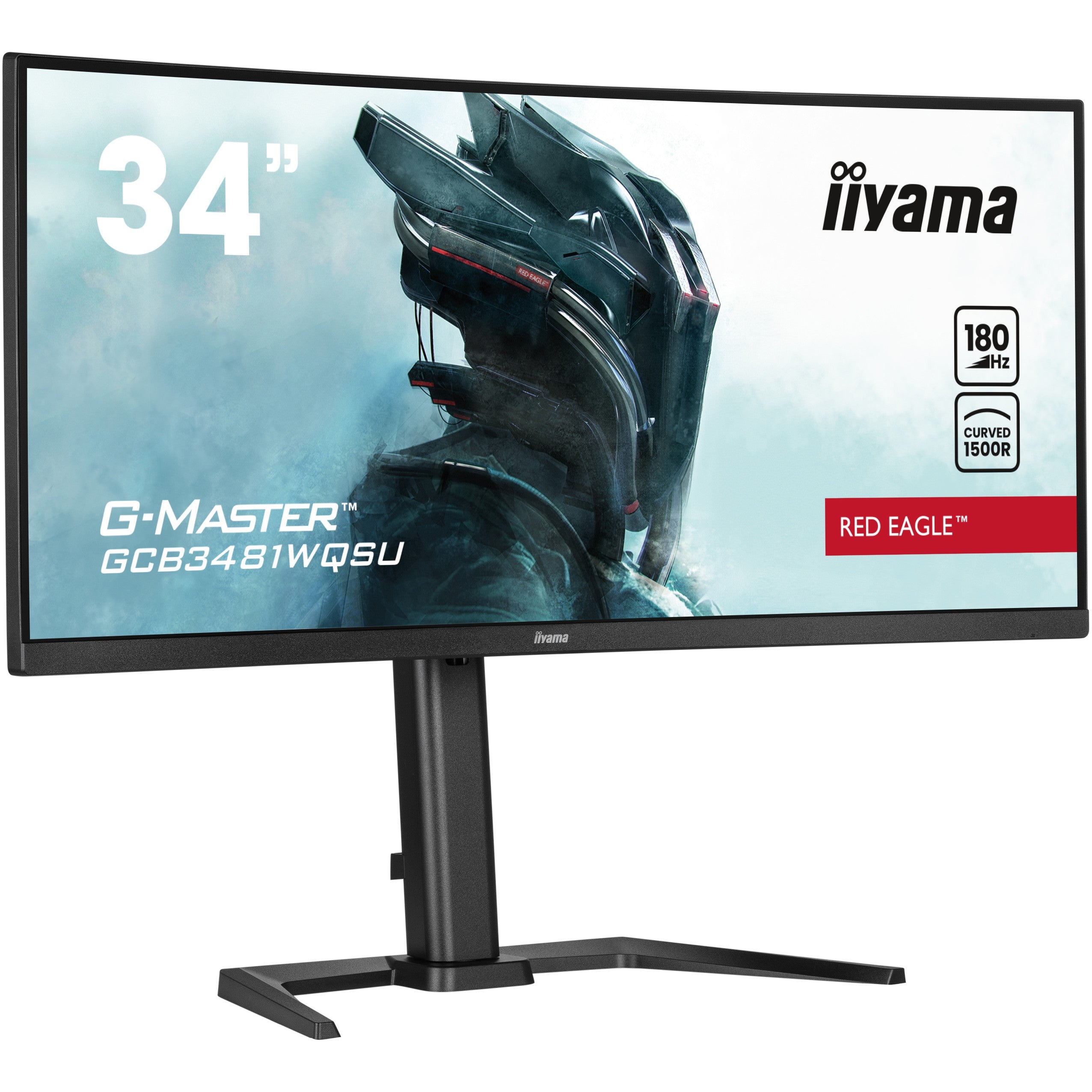 IIYAMA 86.4cm (34") GCB3481WQSU-B1 21:9 2xHDMi+2DP+USB Cur