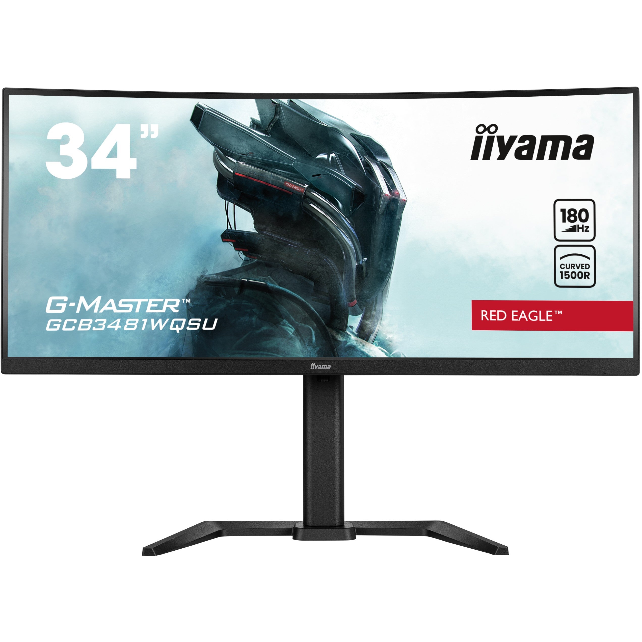 IIYAMA 86.4cm (34") GCB3481WQSU-B1 21:9 2xHDMi+2DP+USB Cur