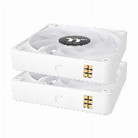 Thermaltake CT140 EX 140mm White ARGB Sync PWM Addressable RGB 90.3 CFM 3-Pack