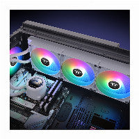 K Cooler Wasserkühlung Thermaltake TH420 V2 Ultra ARGB Sync CPU Liquid Cooler Snow Edition All-In-One