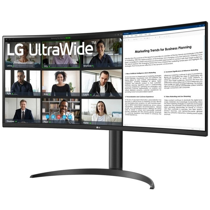 86.42cm/34" (3440x1440) LG Ultra Wide Curved 34WR55QK-B.AEU WQHD HDR10 5ms 2xHDMI DP USB-C