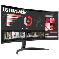 86.42cm/34" (3440x1440) LG 34WR50QK-B Ultra Wide Curved 100 Hz HDR10 5ms 2xHDMI DP