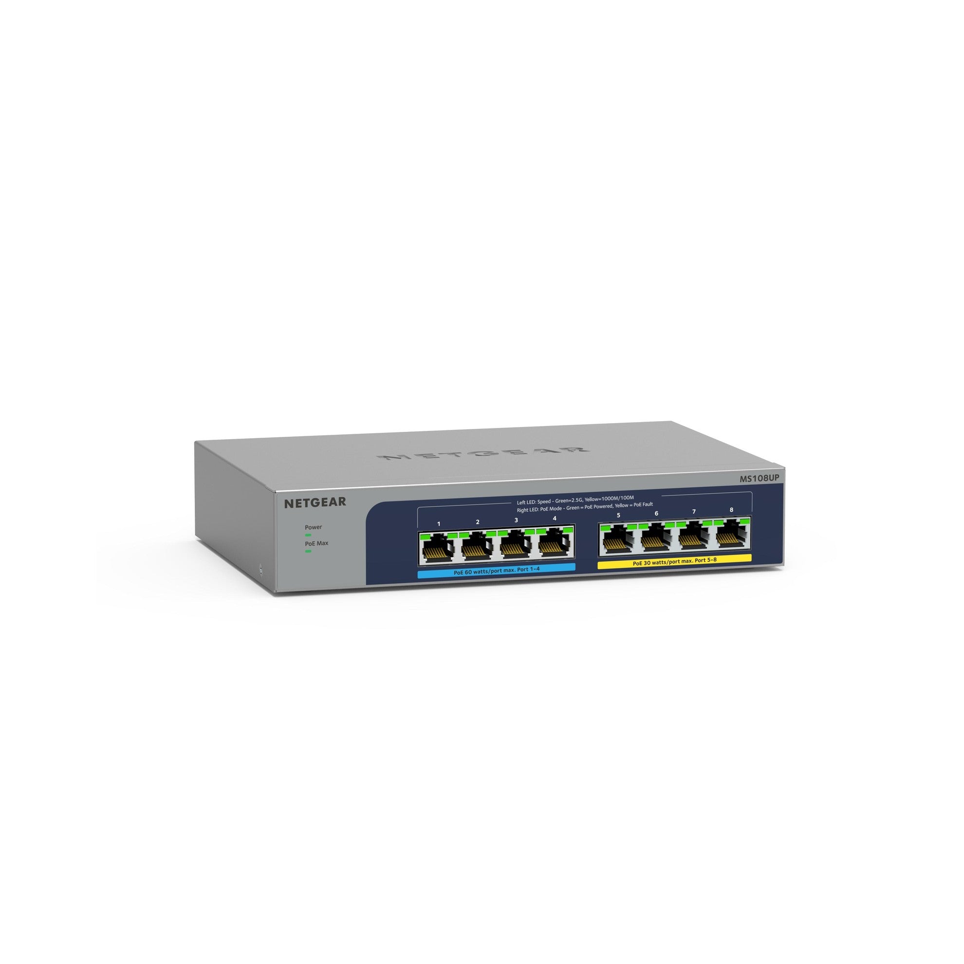 Netgear MS108UP: 8 Port Switch PoE++