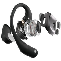 Shokz OpenFit Black Bluetooth Wireless Bone Conduction Headset