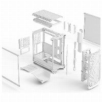 Midi Fractal Design Meshify 3 White TG Clear Tint