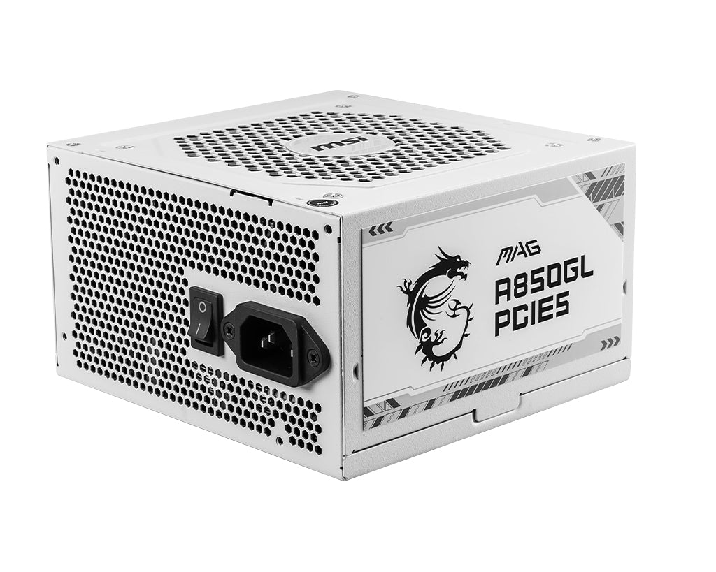MSI MAG A850GL PCIE5 WHITE Netzteil 850 W 20+4 pin ATX ATX Weiß