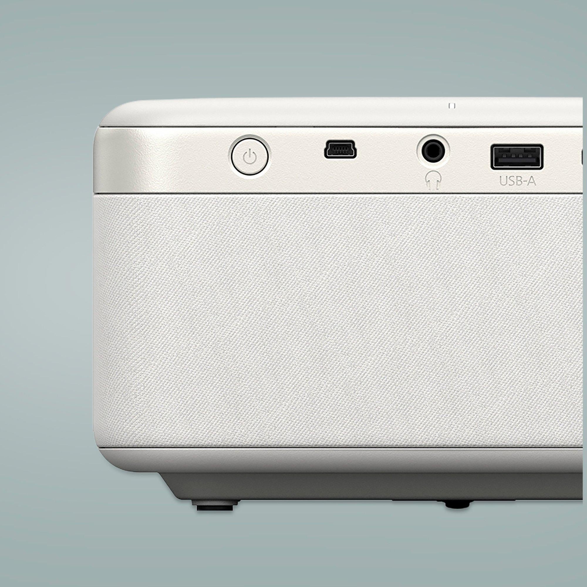 (1920x1080) Epson EF-21W 16:9 1000-Lumen Laser HDMI USB Speaker FHD White