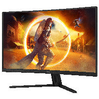AOC 81,3cm/32" (2560x1440) AOC Gaming CQ32G4VE 16:9 QHD Curved FastVA 0,5ms 180Hz HDR10 HDMI DP Black – Ansicht 6