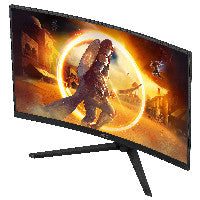 AOC 81,3cm/32" (2560x1440) AOC Gaming CQ32G4VE 16:9 QHD Curved FastVA 0,5ms 180Hz HDR10 HDMI DP Black – Ansicht 8