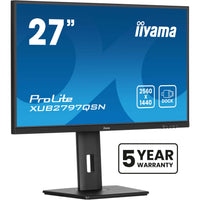 68.5cm/27" (2560x1440) iiyama XUB2797QSN-B2 16:9 QHD IPS 1ms 100Hz HDMI DP USB-C Speaker Pivot Black