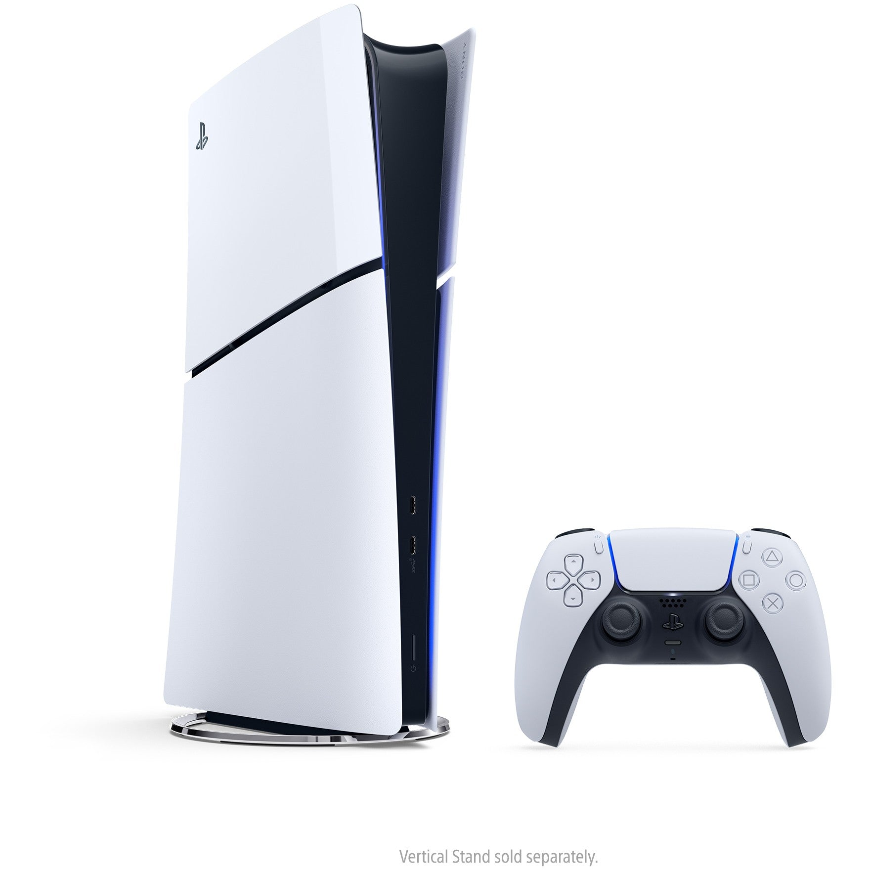 Sony PlayStation 5 Slim Digital Edition black white