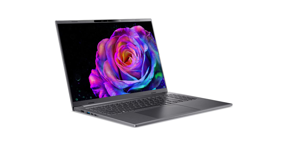 Acer Aspire 16 AI A16-61M-R583 Copilot+ PC AMD Ryzen AI 7 350 Laptop 40,6 cm (16") WUXGA+ 32 GB LPDDR5x-SDRAM 1 TB SSD Wi-Fi 6E (802.11ax) Windows 11 Home Deutsch Grau