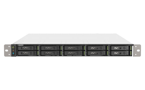 QNAP TS-h1090FU NAS Rack (1U) EPYC 7232P 64 GB DDR4 0 TB QuTS hero Schwarz, Grau