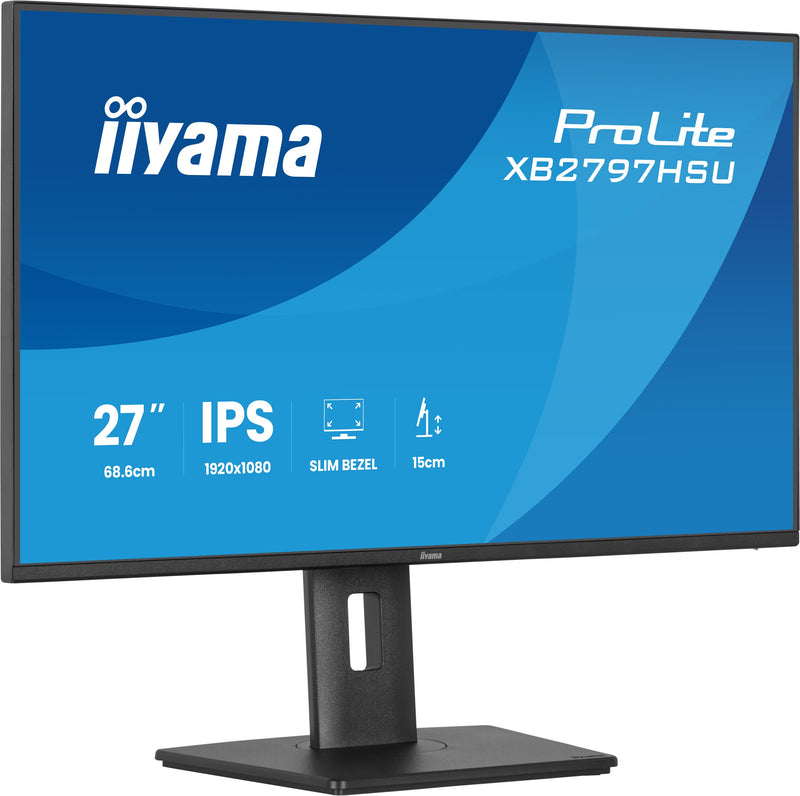 iiyama ProLite XB2797HSU-B1 Computerbildschirm 68,6 cm (27") 1920 x 1080 Pixel Full HD LED Schwarz