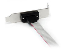 StarTech.com 1 Port Seriell DB9 Slotblech mit 10 Pin Pinheader Kabel - Low Profile