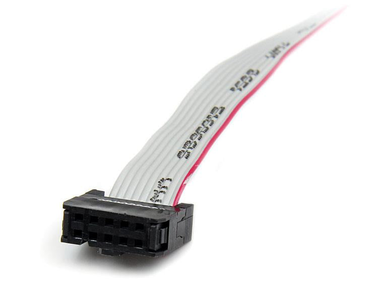 StarTech.com 1 Port Seriell DB9 Slotblech mit 10 Pin Pinheader Kabel - Low Profile