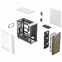 Midi Fractal Design North XL RC Chalk White TG clear