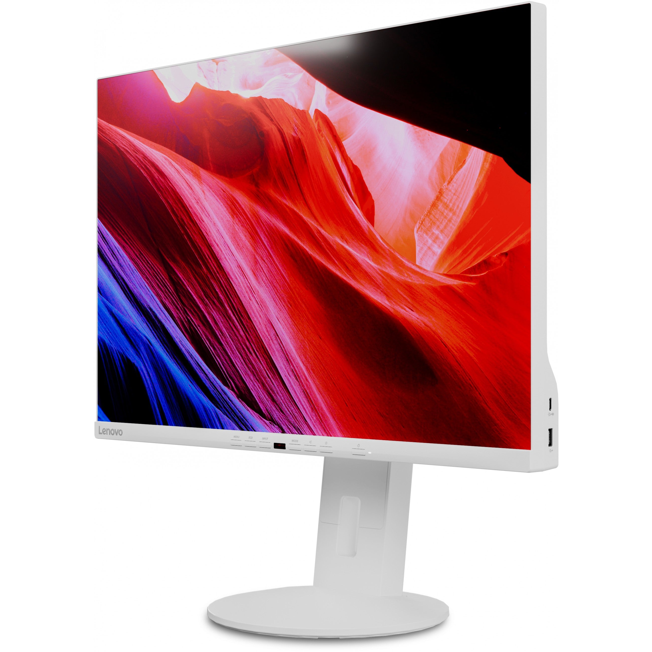 61cm/24" (1920x1200) Lenovo C24d-20 16:10 WUXGA IPS 5ms 60Hz HDMI DVI VGA Speaker White