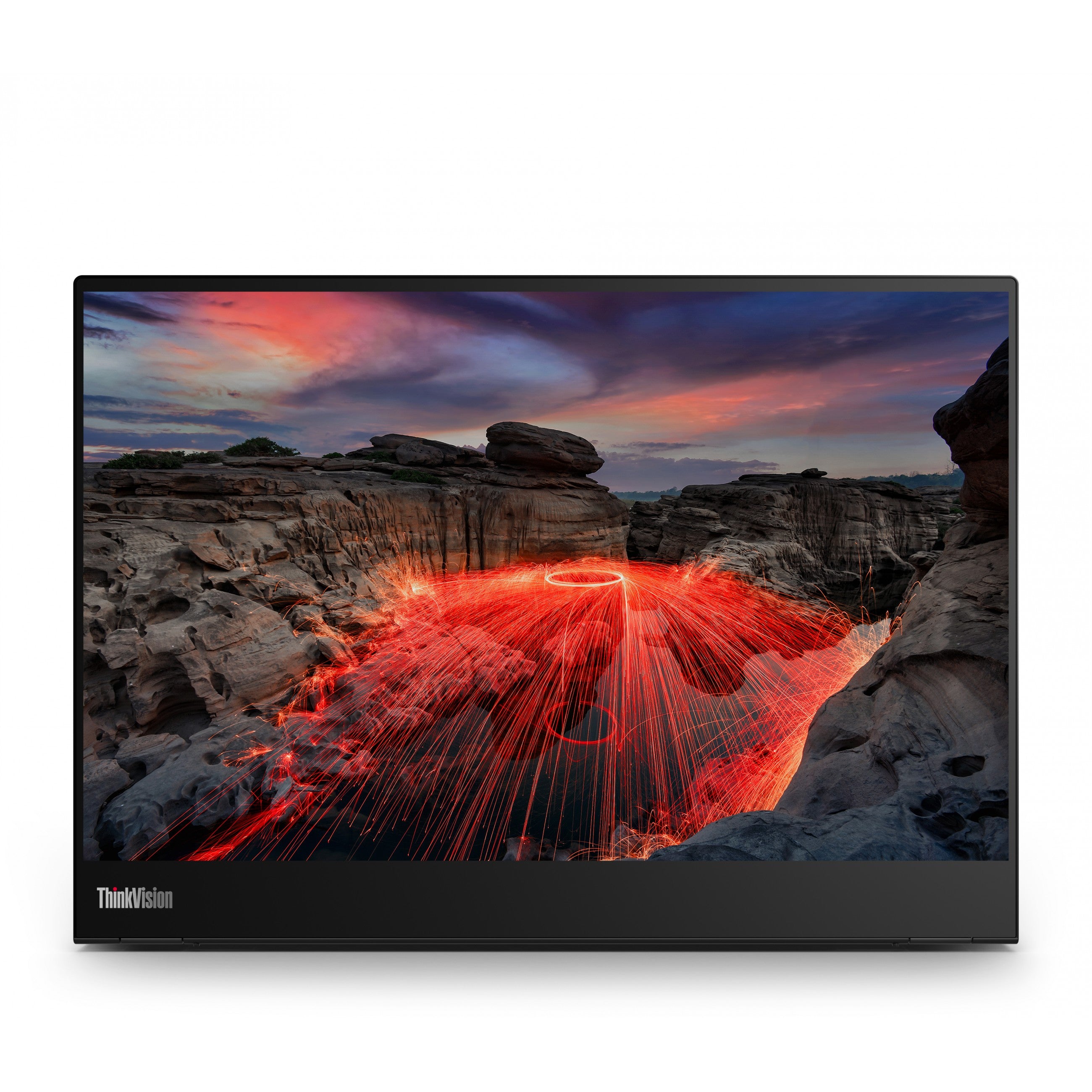 35.6cm/14" (2240x1400) Lenovo ThinkVision M14t Gen 2 IPS Touch portable 6ms 60Hz 2xUSB-C Black