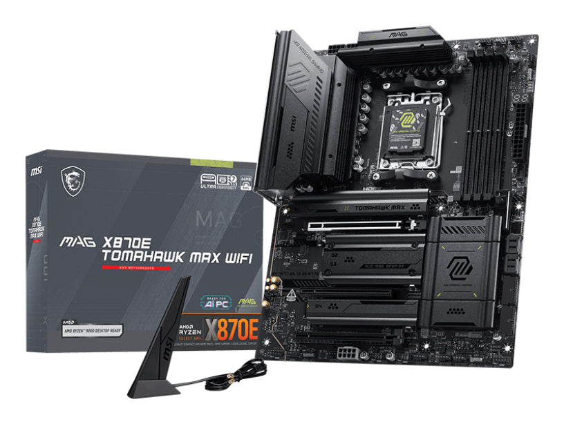 MSI MAG X870E TOMAHAWK MAX WIFI Motherboard AMD X870E Sockel AM5 ATX