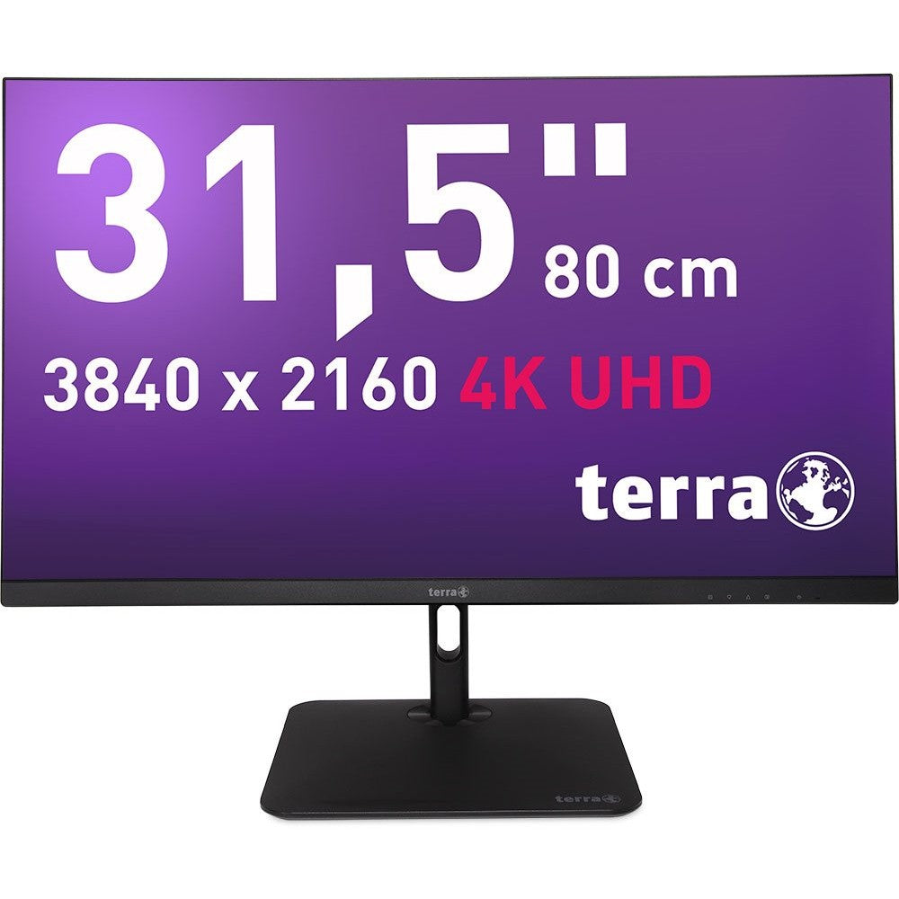 80cm/31.5" (3840x2160) Terra 3295W PV 4k IPS 5ms HDMI DP RJ45 USB-C Speaker Black