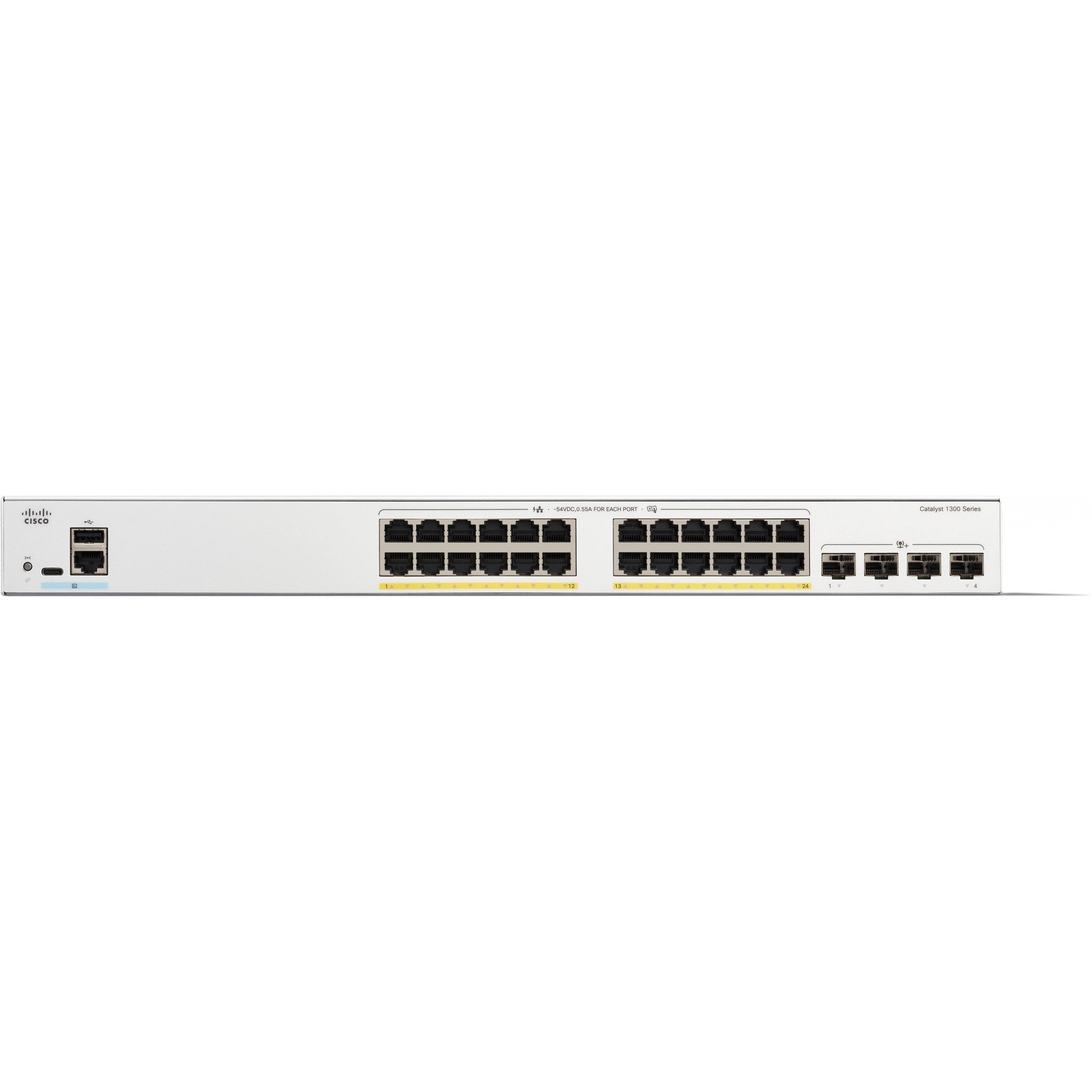 Cisco GSwitch 24+4P Catalyst 1300-24FP-4X PoE+ SFP+ M RM