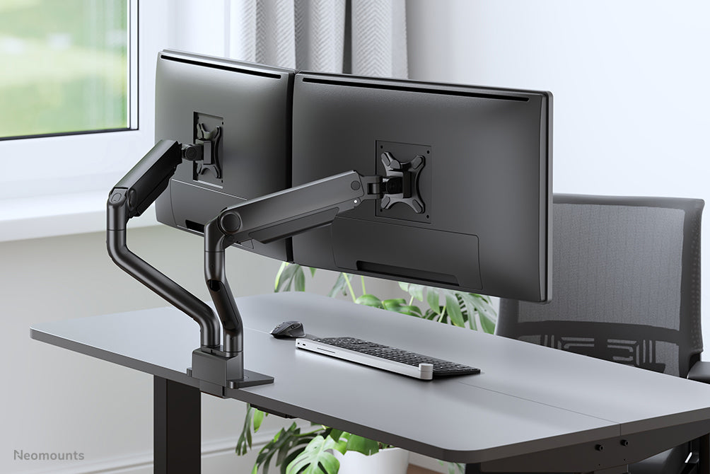 Neomounts DS70S-950BL2 Monitorarm 17-35" - Gasfeder - Topfix - 180°-Stopp