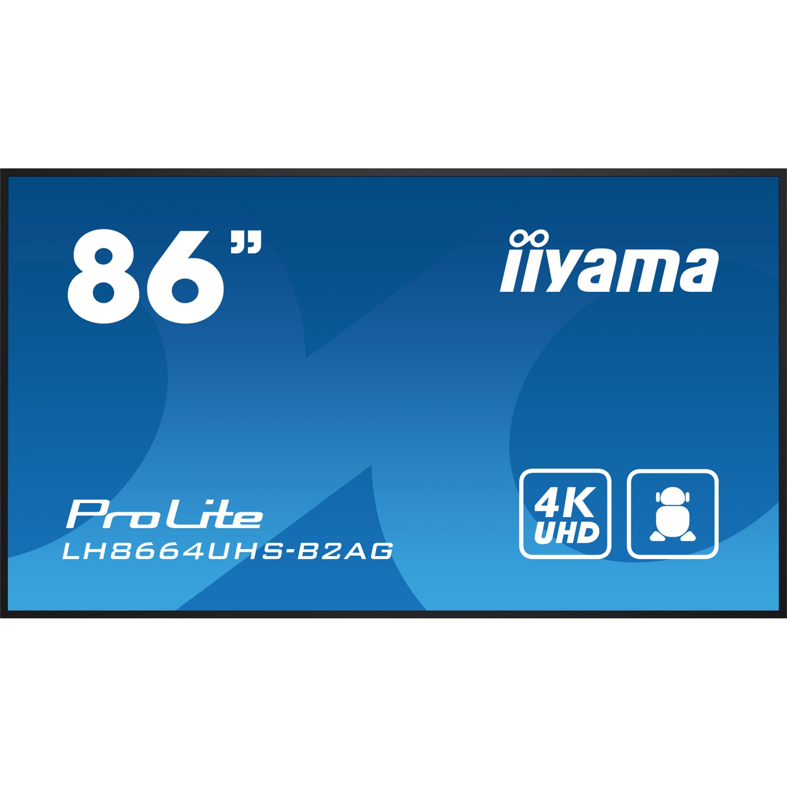 IIYAMA 217.4cm(85.6") LH8664UHS-B2AG 16:9 3xHDMI+2xUSB 4K (Speditionsversand)