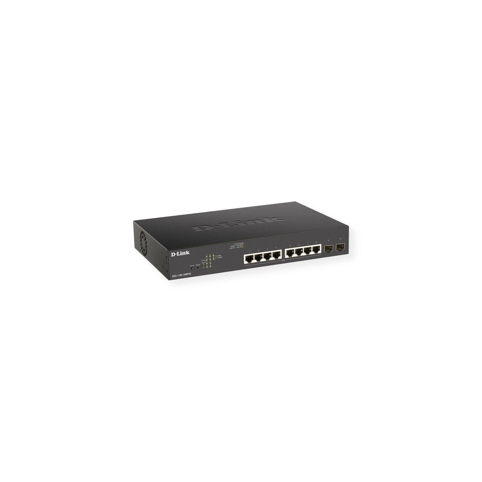 D-Link DGS-1100-10MPv2/: 10Port PoE+ Switch