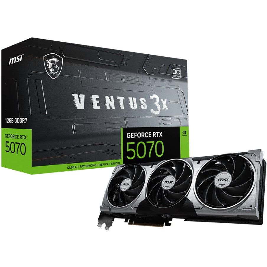 RTX 5070 12GB MSI Ventus 3X OC GDDR7 3 Fan