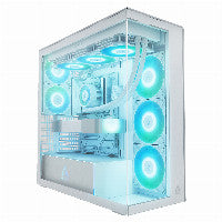 Arctic Xtender (White) transparent window w/o GPU vertical mount