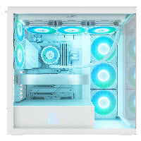 Arctic Xtender (White) transparent window w/o GPU vertical mount – Ansicht 4