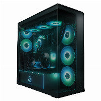 Arctic Xtender (Black) black window with GPU vertical mount