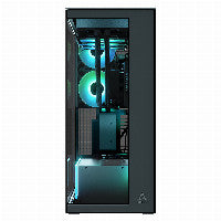 Arctic Xtender (Black) mirrow black window with GPU vertical mount – Ansicht 3