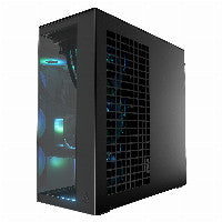 Arctic Xtender (Black) mirrow black window with GPU vertical mount – Ansicht 5