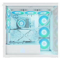 Arctic Xtender (White) transparent window with GPU vertical mount – Ansicht 4