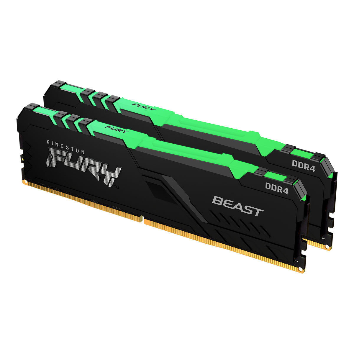 Kingston Technology FURY Beast RGB Speichermodul 32 GB 2 x 16 GB DDR4 2666 MT/s 288-pin DIMM