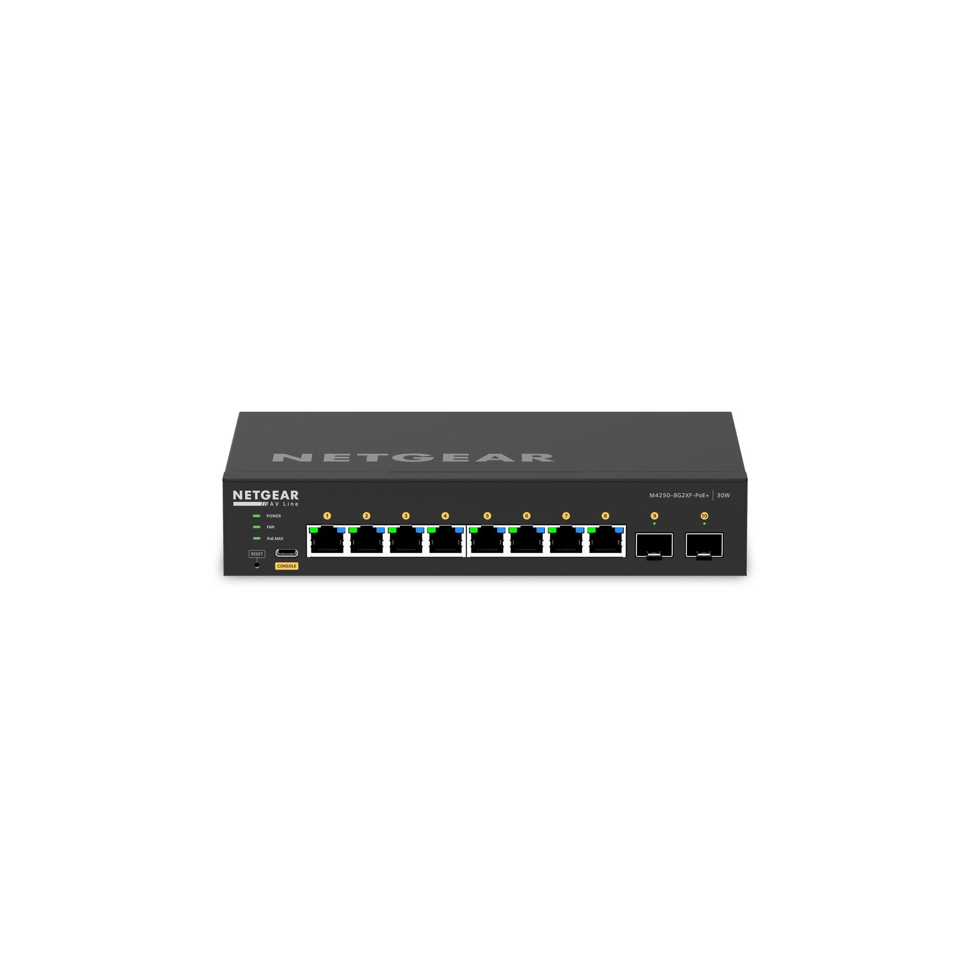 Netgear AV Line M4250-8G2XF-PoE+