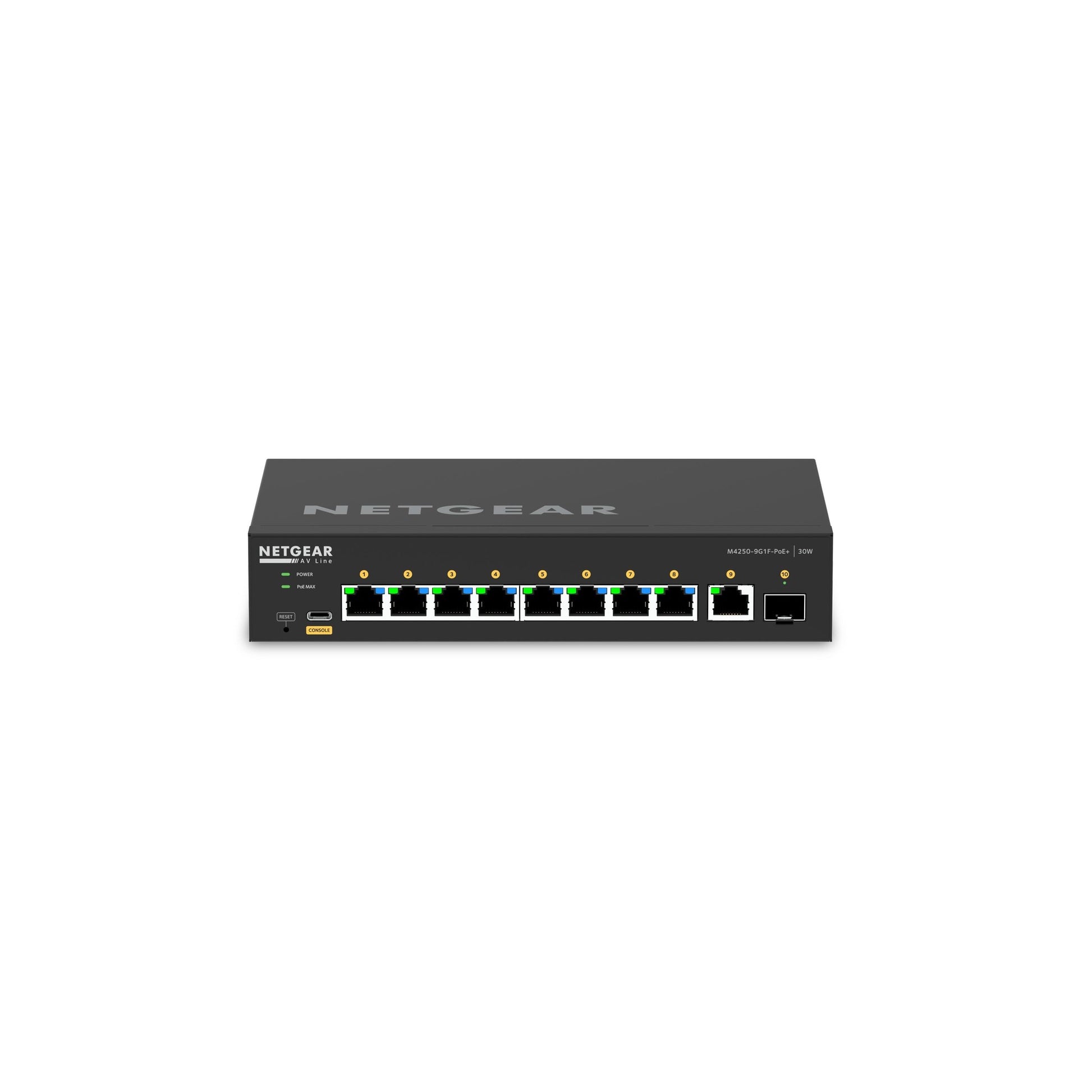 Netgear AV Line M4250-9G1F-PoE+