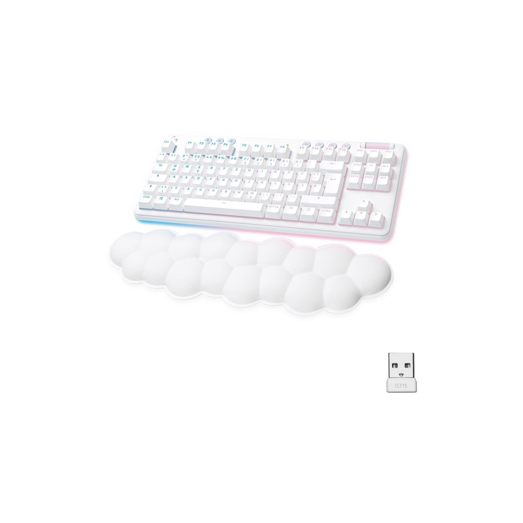 Logitech G715 Gaming Keyboard off white