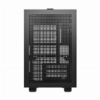 Deepcool CH160 PLUS MicroATX Mini Tower Black with Tempered Glass Side Panel and USB 3.2 Gen 2 Type-C Front Panel